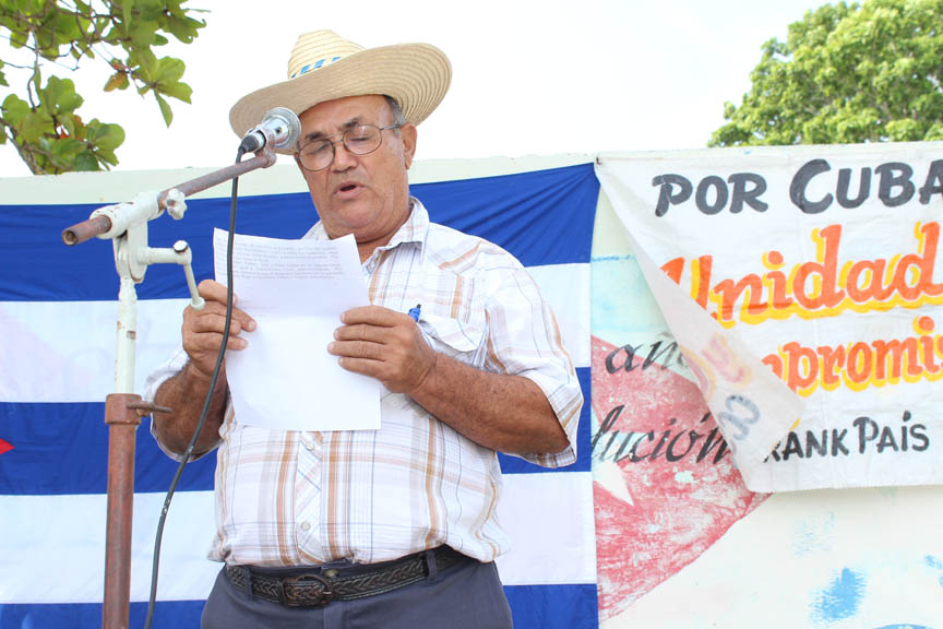 Ramón Vázquez Jiménez, campesino de la CCS Frank País // Foto Marlene Herrera