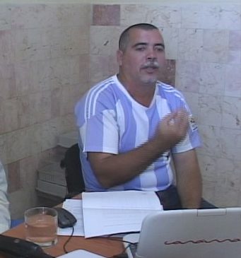 Ernesto Rondón, director de acueducto // Foto cortesía de tv Golfovisión