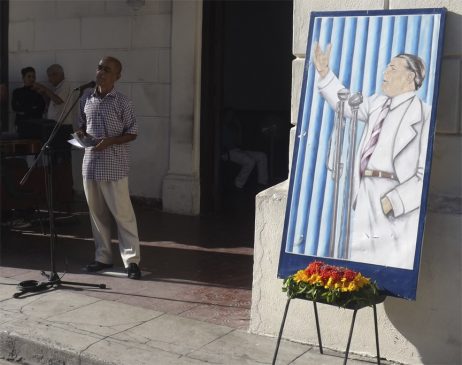 Santiago López Martínez, asesor del trabajo político ideológico en la dirección municipal de educación // Foto Marlene Herrera