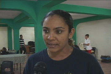 Susanne Hernández Rodríguez, miembro del secretariado de la Central de Trabajadores de Cuba (CTC) en Manzanillo // Foto cortesía canal GolfoVisión