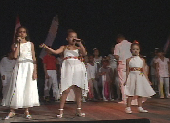 Proyecto Corales del Golfo en homenaje a Fidel // Foto cortesía Golfovisión TV