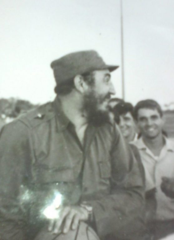 En Ceiba 1 1971. A la derecha Javier Sánchez dirigente de la FEEM.