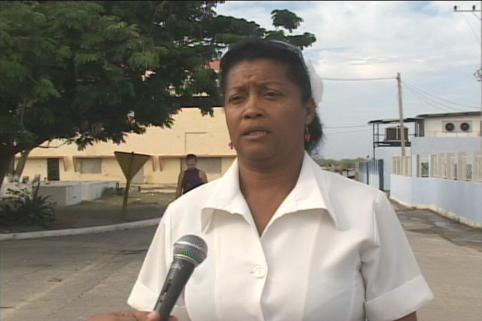 Marlen Quesada enfermera en EPIGRAN // Foto Golfovisión TV