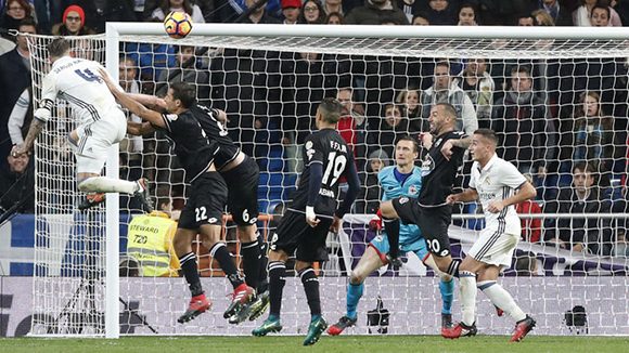 Así fue el gol del Sergio Ramos que dio la victoria al Real Madrid al 92′. Foto tomada de Marca.