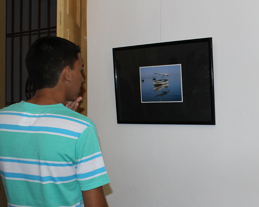 El azul del mar en las instantáneas de Pedro Guillermo // Foto Marlene Herrera