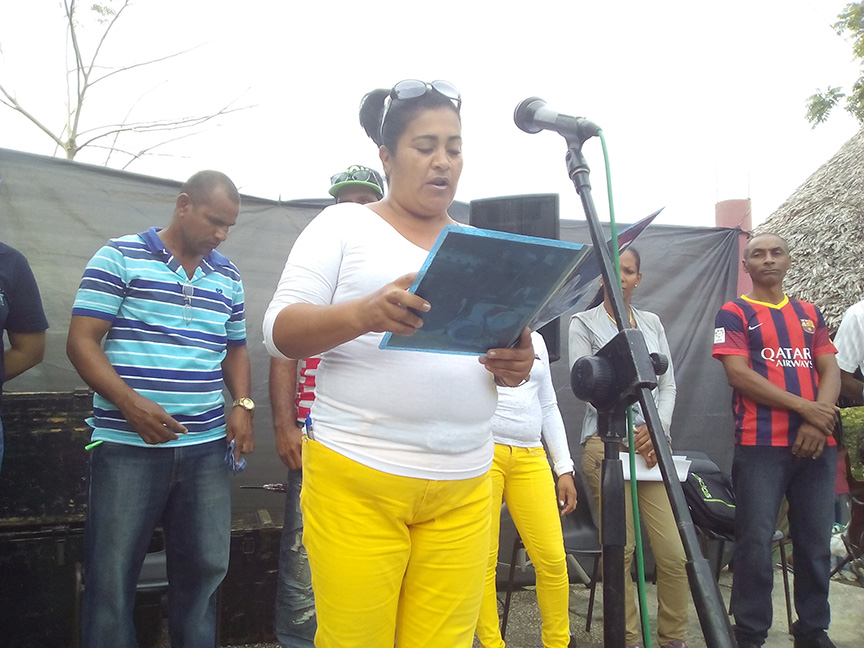 Ana Castro Olivera, secretaria del buró sindical de la policlínica número cuatro // Foto Eliexer Peláez