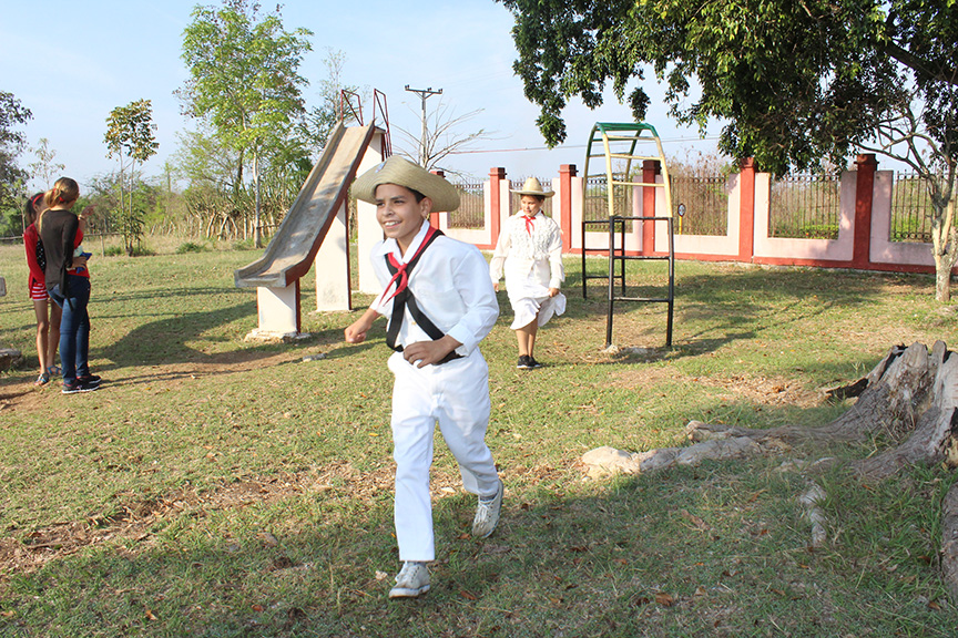 Elpidio Valdés también presente en el cumpleaños // Foto Marlene Herrera