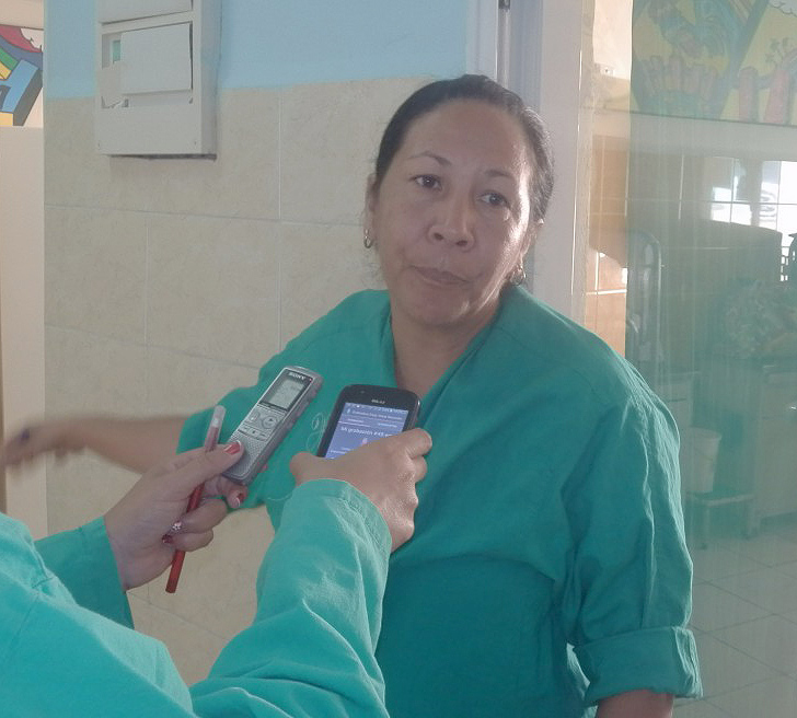 Dania Rondón Gregorich licenciada en enfermería // Foto Lilian Salvat