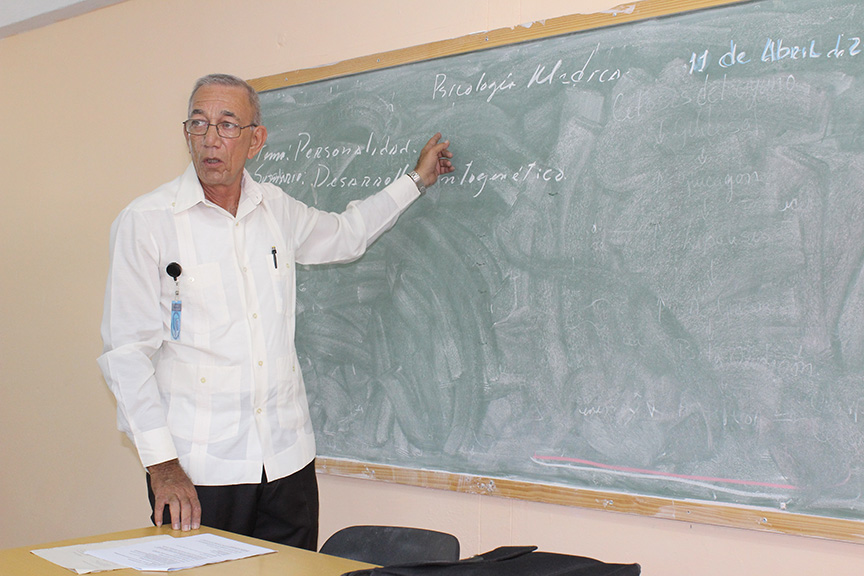 Imparte docencia en la Universidad de Ciencias Médicas Celia Sánchez// Foto Marlene Herrera