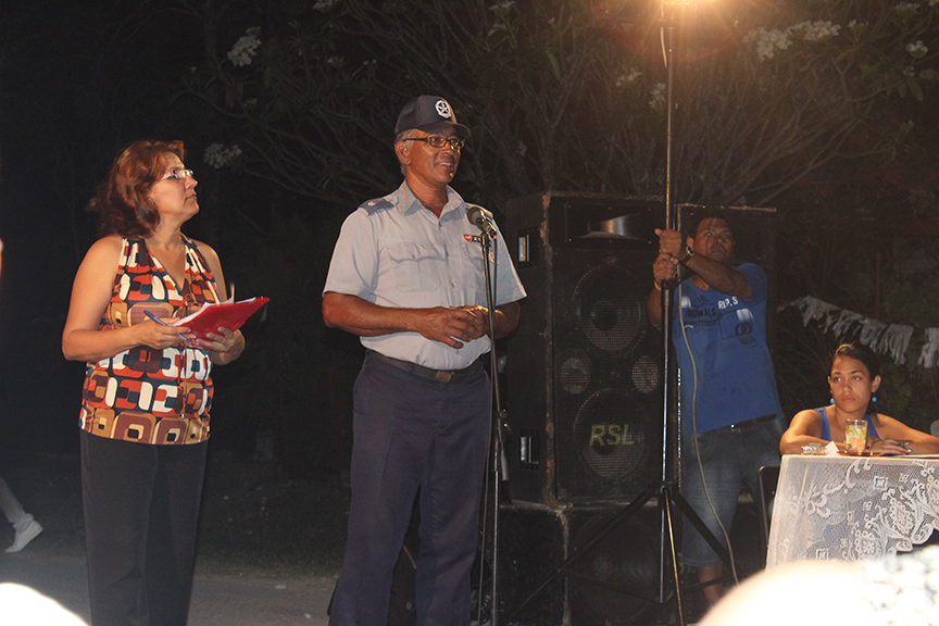 El Jefe de Sector hizo un llamado a incrementar la vigilancia popular // Foto Marlene Herrera