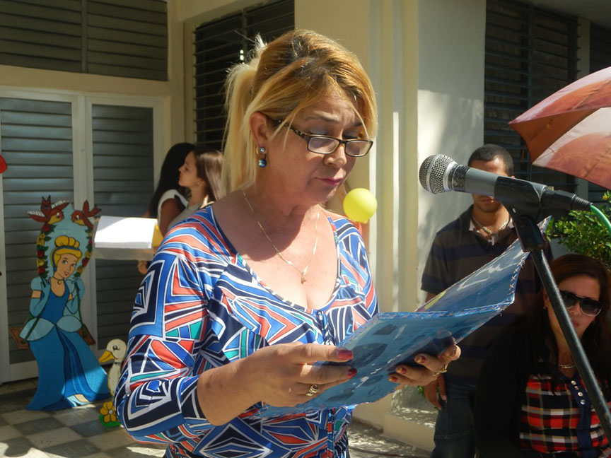 Zaida Mesa Fonseca, Jefa del departamento de educación preescolar // Foto Lilian Salvat