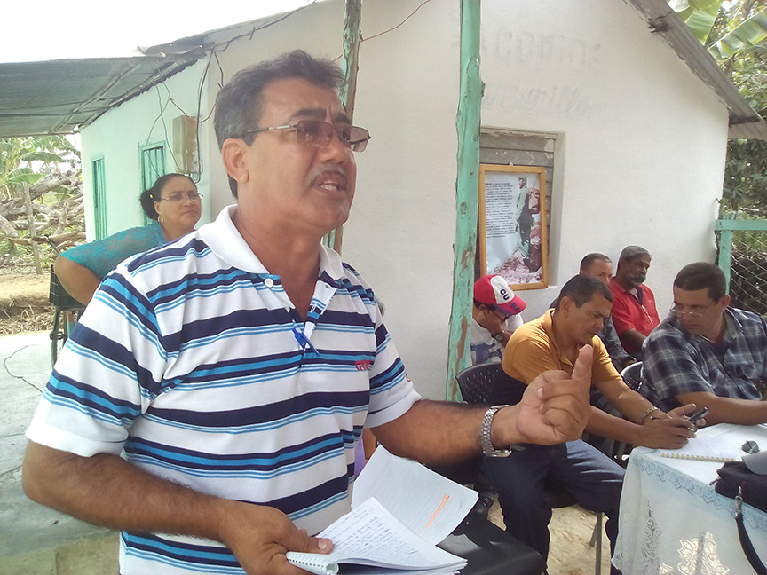 Rafael Benítez Guevara, vicepresidente de la Asamblea Municipal del Poder Popular en Manzanillo // Foto Eliexer Peláez