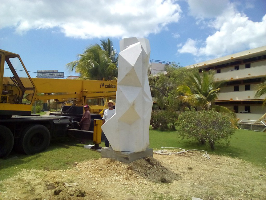 Manzanillo es sede del evento de escultura ambiental por séptima ocasión // Foto Lilian Salvat