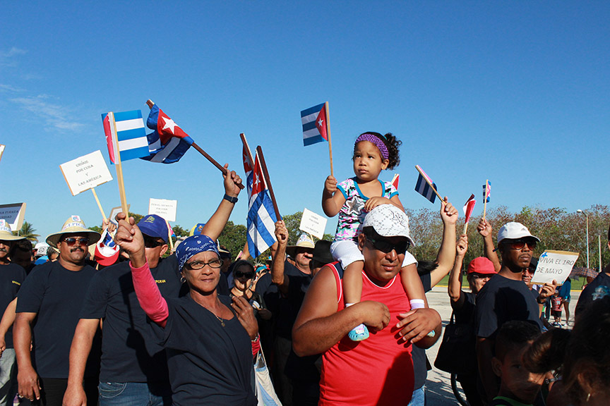 Por la unidad // Foto Marlene Herrera