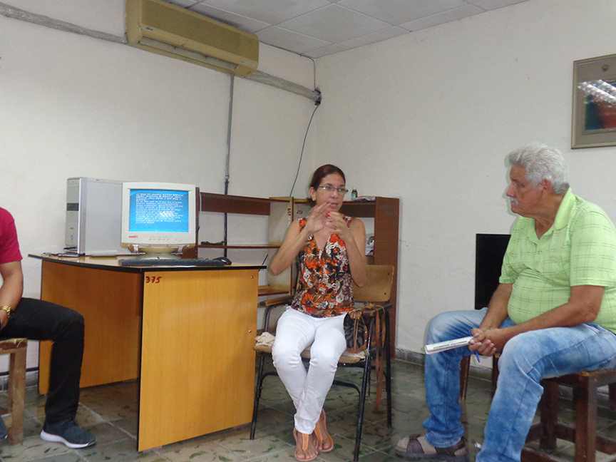 El taller sobre Blogs y Redes Sociales formó parte del Evento Mariano Gómez Navarro // Foto Lilian Salvat