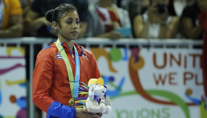 La atleta cubana Marcia Videaux