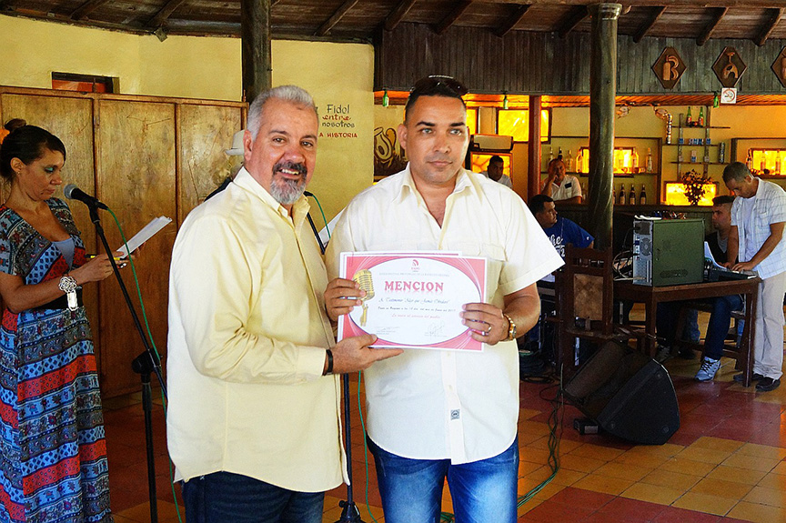 Mención el Testimonio Algo que jamás olvidaré, de Baldo Alexy Blanco González // Foto Armando Yero La O