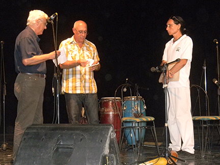 Premio Nacional de Poesía Manuel Navarro Luna para Carlos Alberto Esquivel Guerra // Foto Lilian Salvat