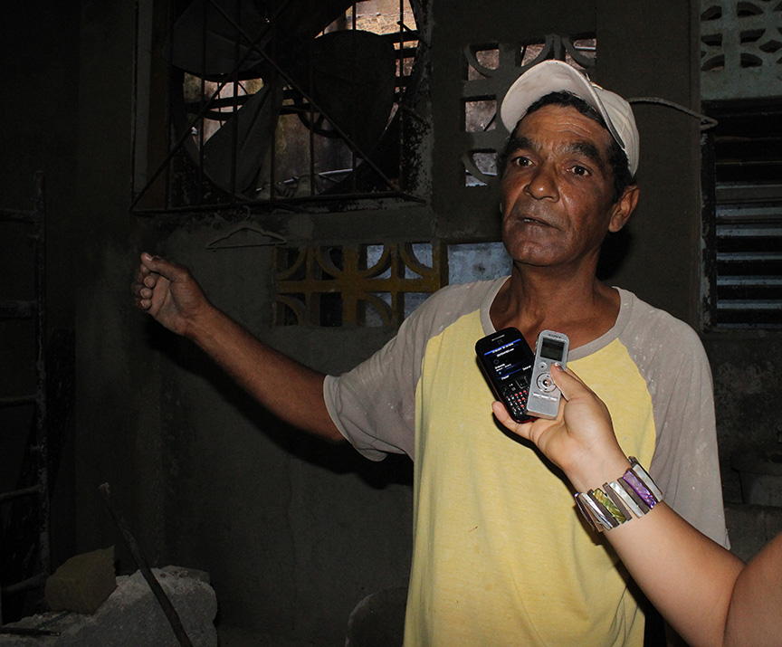 Rafael Tamayo Barrera, ejecutor de la obra // Foto Marlene Herrera