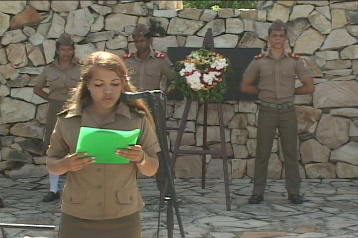 Gretel Pi Guitérez seleccionada como la alumna más integral de esta graduación // Foto Golfovisión TV