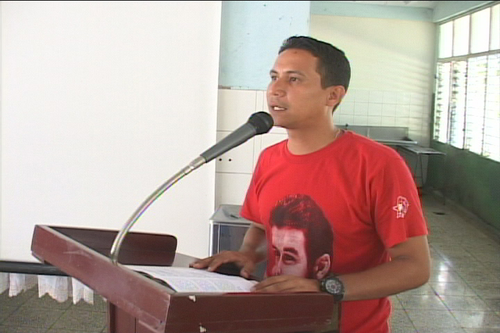 Reinier Beltrán Sánchez, primer secretario de la UJC en Manzanillo // Foto Golfovisión TV