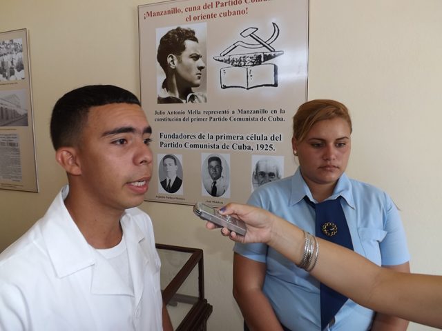 Claudia Mabel Oliva Mestre y Roberto Adrián Rodríguez Rodríguez, miembros de la CCM //Foto Yurisdel Reyes