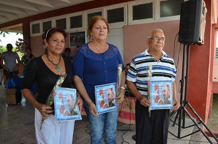 Victor Aguilar Trillo, Clara Bermúdez Pérez y Rebeca Toirác Barrero