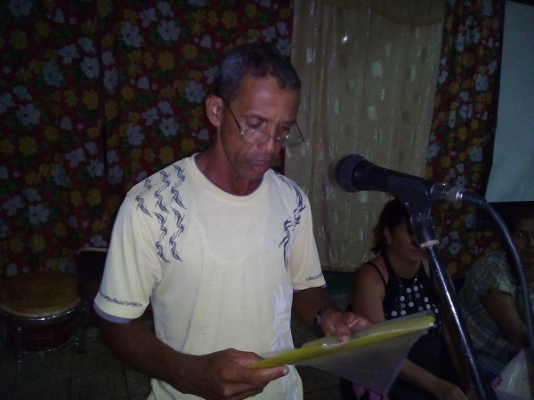 Rubén Santos Tamayo, coordinador municipal de los Comités de Defensa de la Revolución (CDR) // Foto Eliexer Peláez