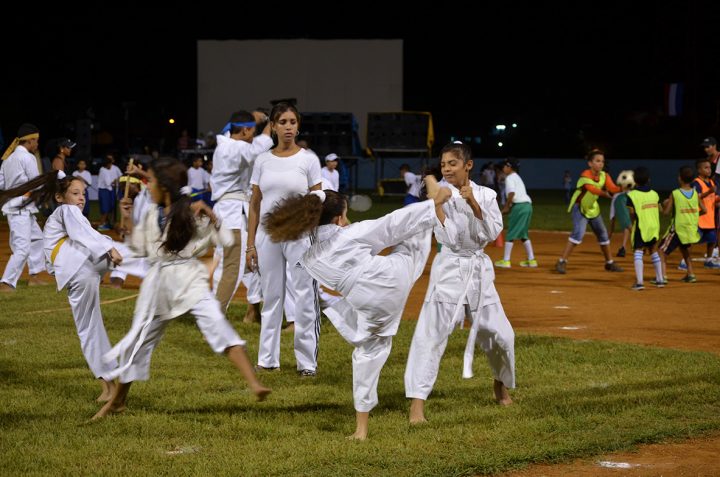Manifestaciones de la cultura física, deporte y recreación del municipio // Foto Marlene Herrera