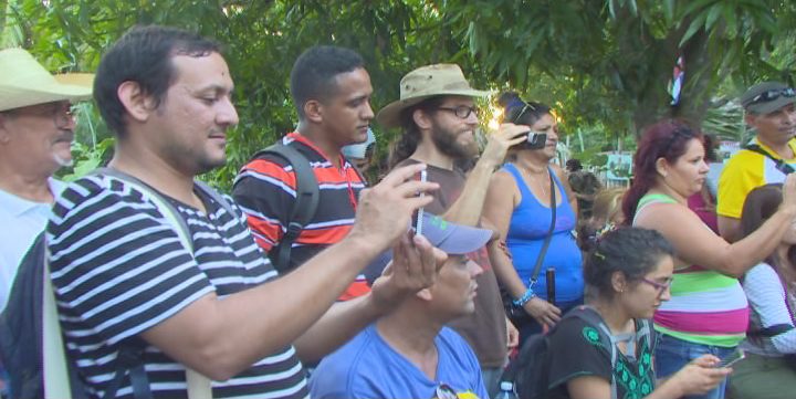 Participantes en Evento Internacional de Agroecología, Agricultura Sostenible y Cooperativismo visitan fincas de campesinos en Manzanillo // Foto Golfovisión TV