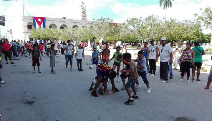 Los Combinados deportivos llevaron juegos tradicionales // Foto Marlene Herrera