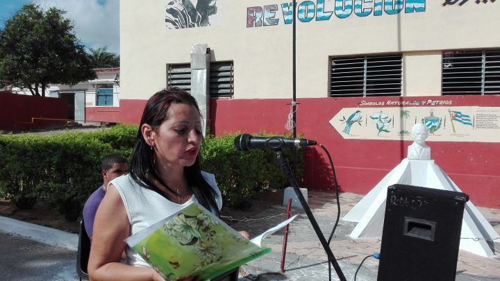 Yalen Capoche, secretaria del buró de la CTC // Foto Marlene Herrera