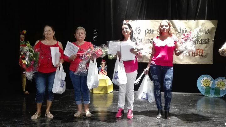 Consuelo Ferrales Peña, Xiomara González, Gisela Pérez y Alicia Oliva // Foto Marlene Herrera