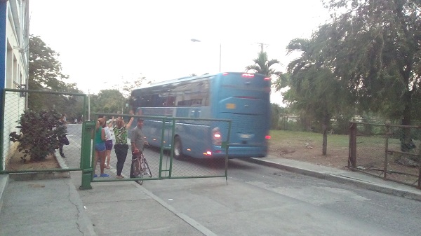 Comenzaron viajes Manzanillo - Matanzas de Ómnibus Nacionales // Foto Eliexer Peláez