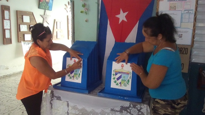 Realizan prueba dinámica de los comicios generales // Foto Eliexer Peláez