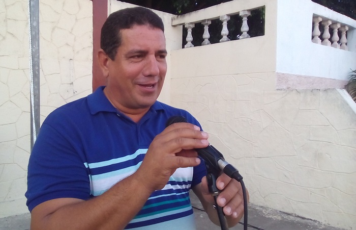 Calixto Santiesteban Ávila, Primer Secretario del Partido Comunistas de Cuba (PCC) en Manzanillo // Foto Eliexer Peláez
