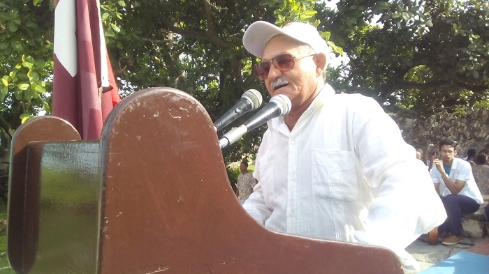 César Martín, historiador del parque nacional La Demajagua // Foto Eliexer Peláez