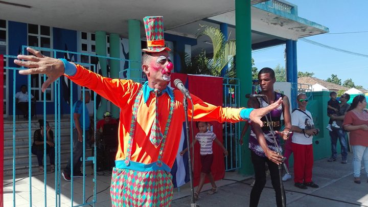 El payaso Milo // Foto Marlene Herrera
