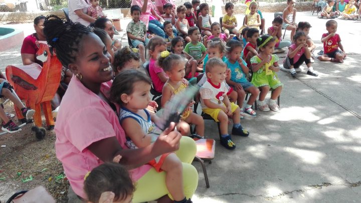 Los círculos infantiles entre los beneficios para niños y familiares // Foto Marlene Herrera