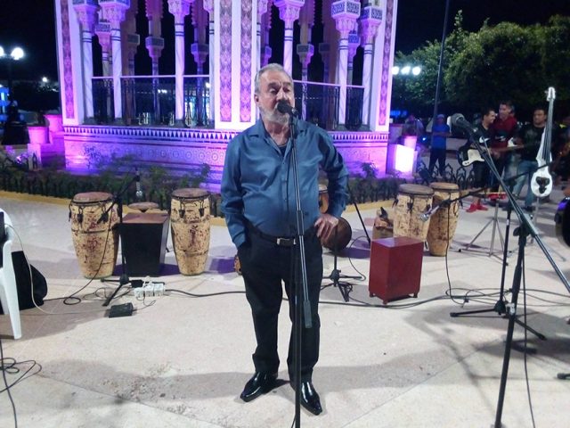 Wilfredo Naranjo (Pachi), agradeció a la UDG por este homenaje a la orquesta insigne de este territorio // Foto Eliexer Peláez