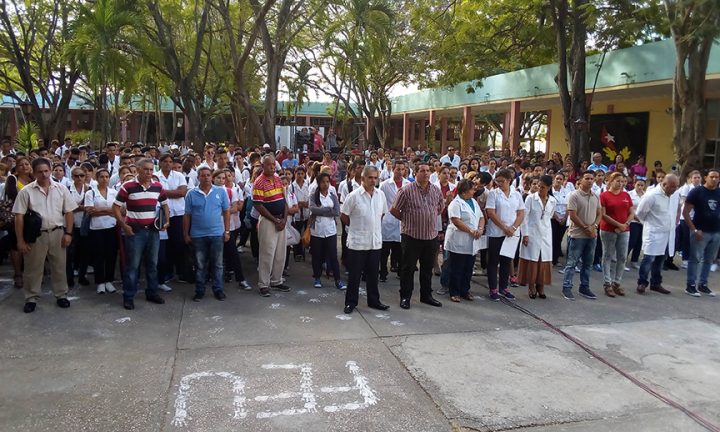 Acto por Aniversario 96 de la FEU // Foto Eliexer Peláez