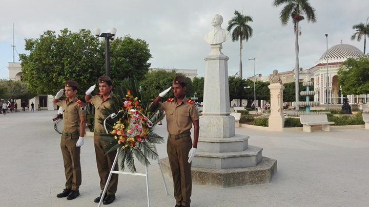 Homenaje a Maceo en el inicio de la Operación Tributo // Foto Marlene Herrera