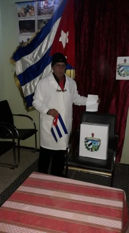 El sábado 16 ejercieron el derecho al voto // Foto cortesía del entrevistado