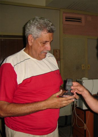 Micrófono de la Radio 2005 // Foto Marlene Herrera