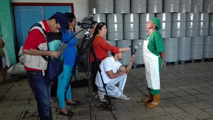 Momento oportuno para destacar la labor de los trabajadores directos a la producción // Foto Marlene Herrera