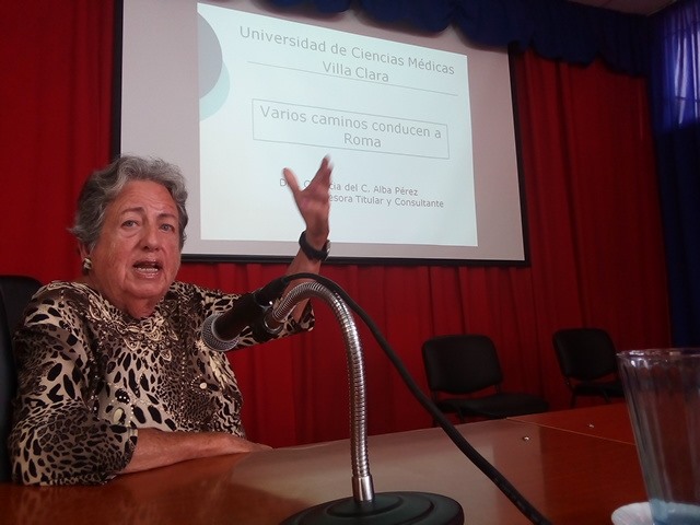 Doctora en Ciencias de la provincia de Villa Clara Lucía Carmen Alba Pérez // Foto Eliexer Peláez