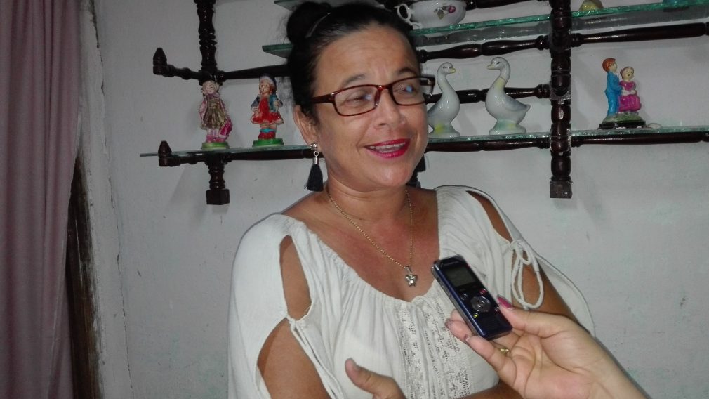 Neisis Matos Osorio, madre de Angélica, agradece por la atención recibida // Foto Marlene Herrera