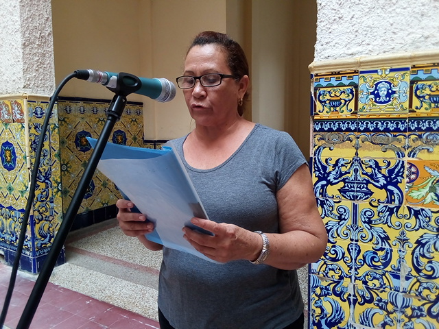 Migdalia Núñez Rodríguez, directora del Palacio de pioneros Una flor para Celia // Foto Eliexer Peláez