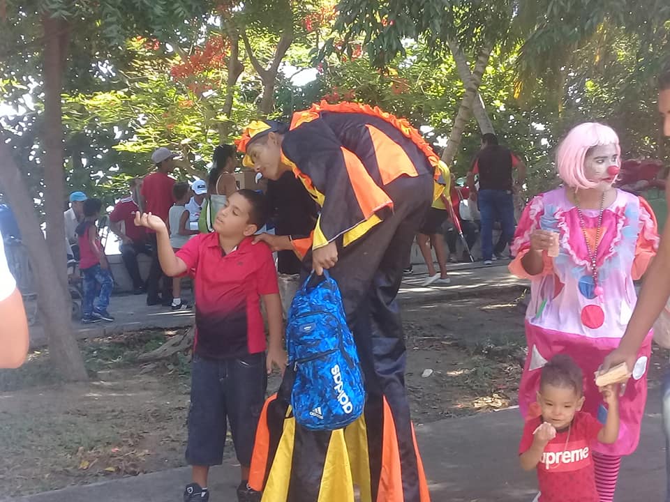 En el parque infantil Bartlomé Masó // Foto Lilian Salvat