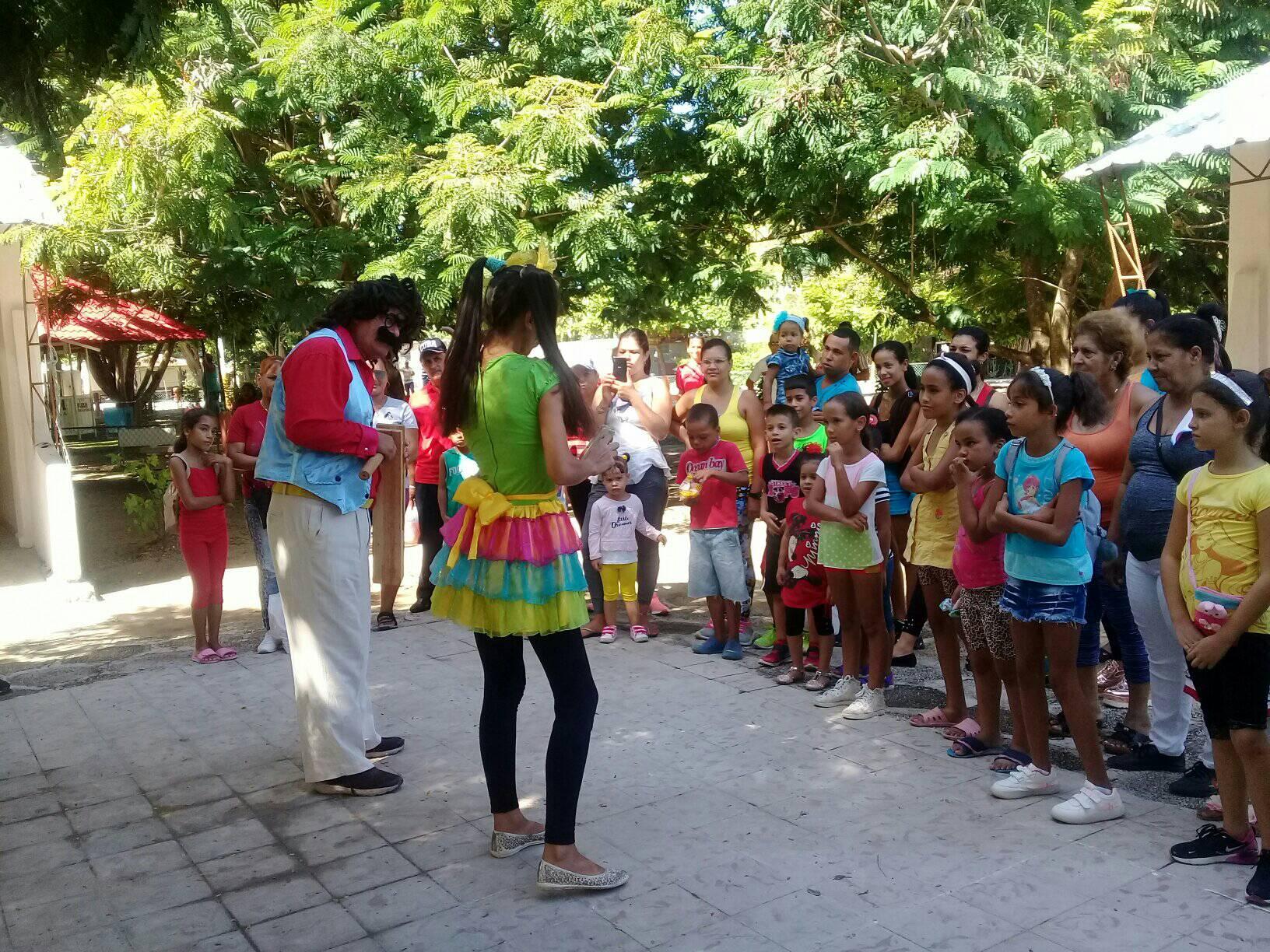 En el parque infantil El Litoral // Foto Erenia Tamayo